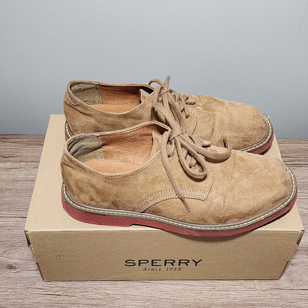 Kids Sperry Suede "Bucks" - Picture 3 of 8